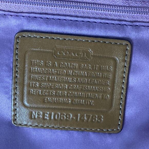 COACH 14783 LARGE BROWN SMOOTH LEATHER HANDBAG, SHOULDER BAG - Picture 16 of 16